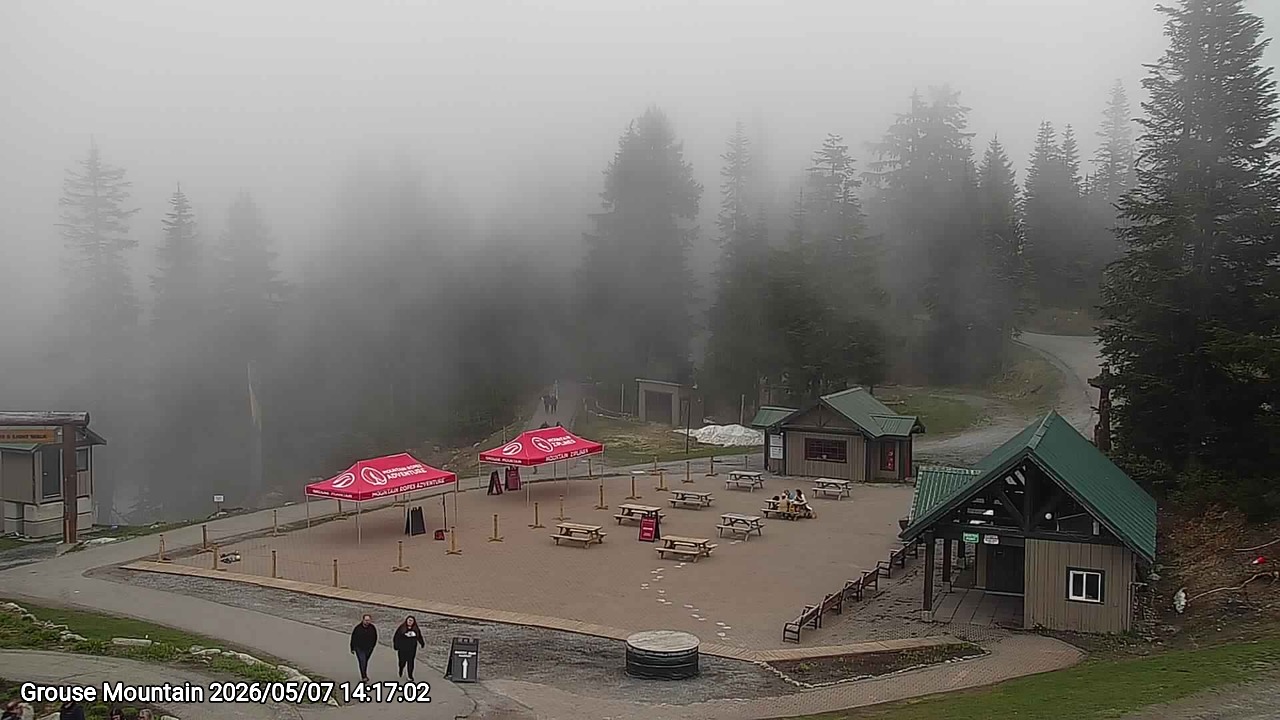 Webcam frame from Grouse Mountain on 2026/05/07