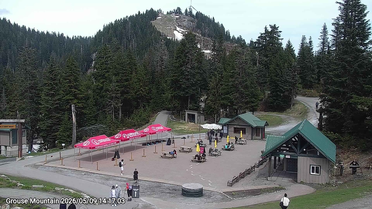 Webcam frame from Grouse Mountain on 2026/05/09