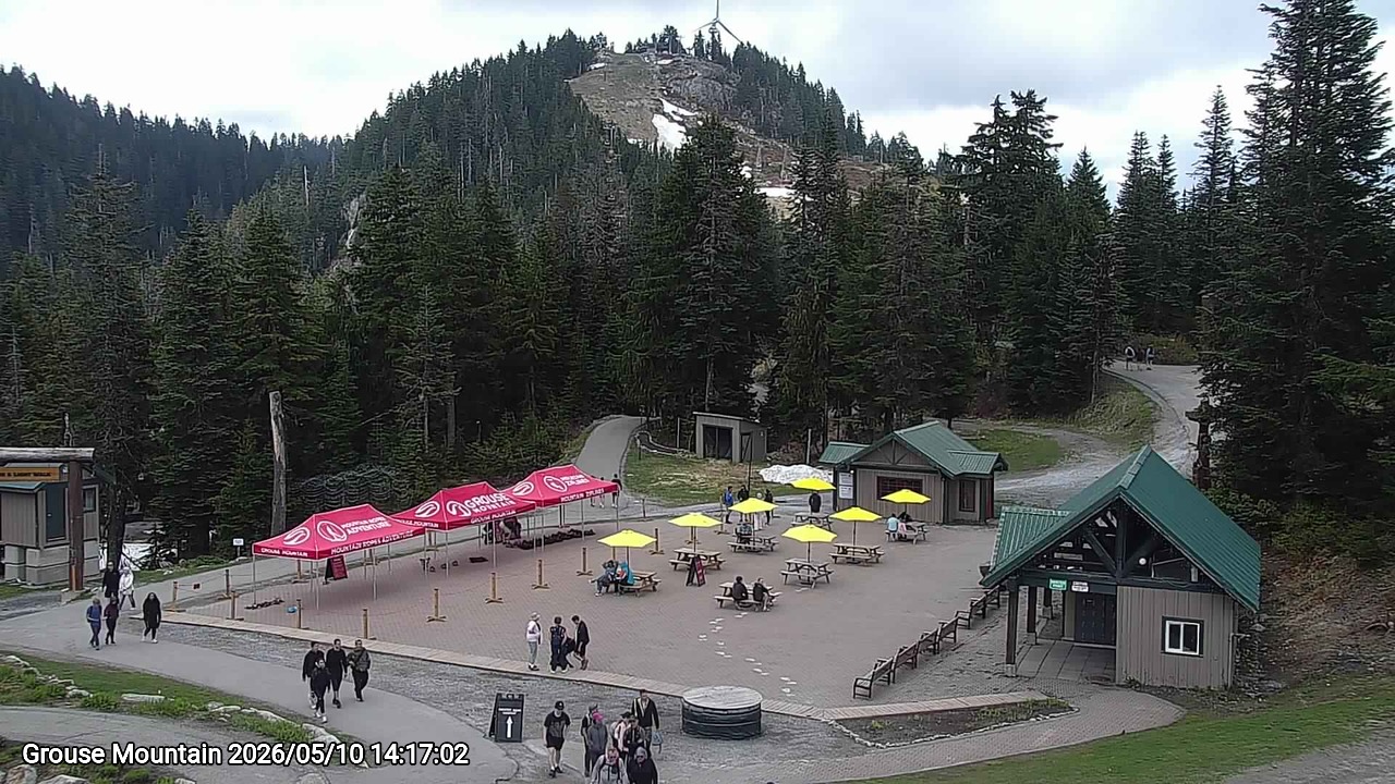 Webcam frame from Grouse Mountain on 2026/05/10