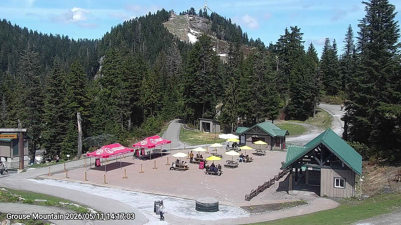 Webcam frame from Grouse Mountain on 2026/05/11
