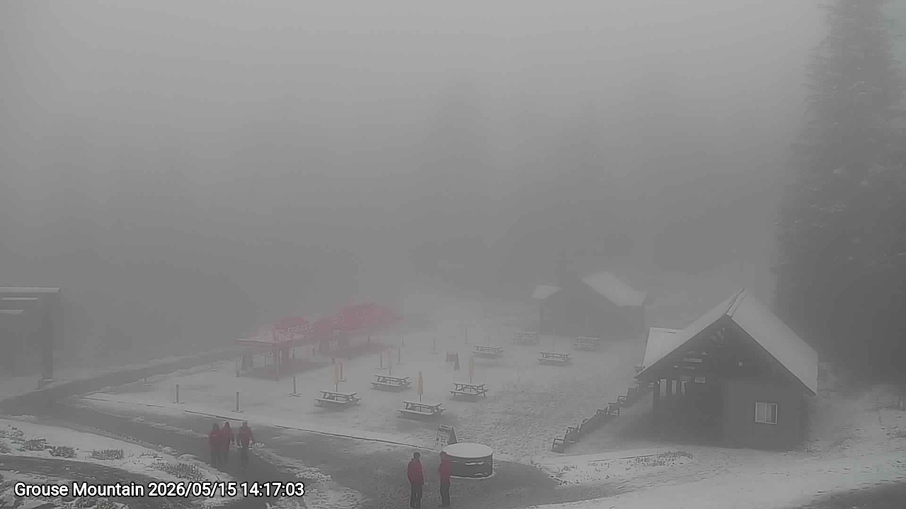 Webcam frame from Grouse Mountain on 2026/05/15