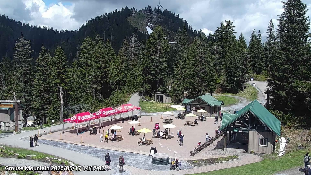 Webcam frame from Grouse Mountain on 2026/05/17