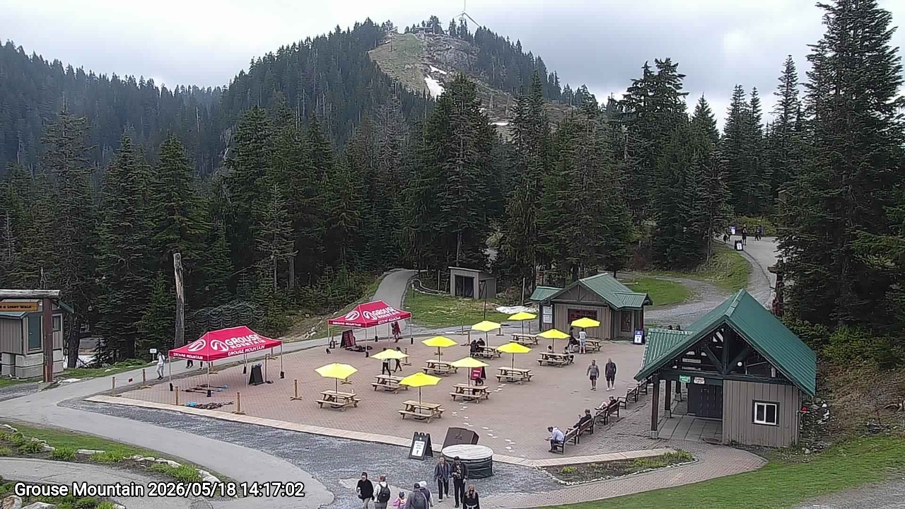 Webcam frame from Grouse Mountain on 2026/05/18
