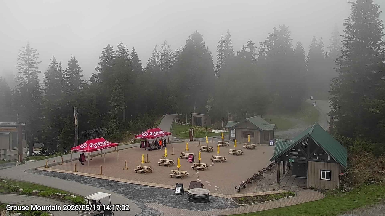 Webcam frame from Grouse Mountain on 2026/05/19