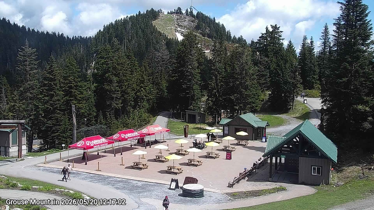 Webcam frame from Grouse Mountain at 2026/05/20 12:00