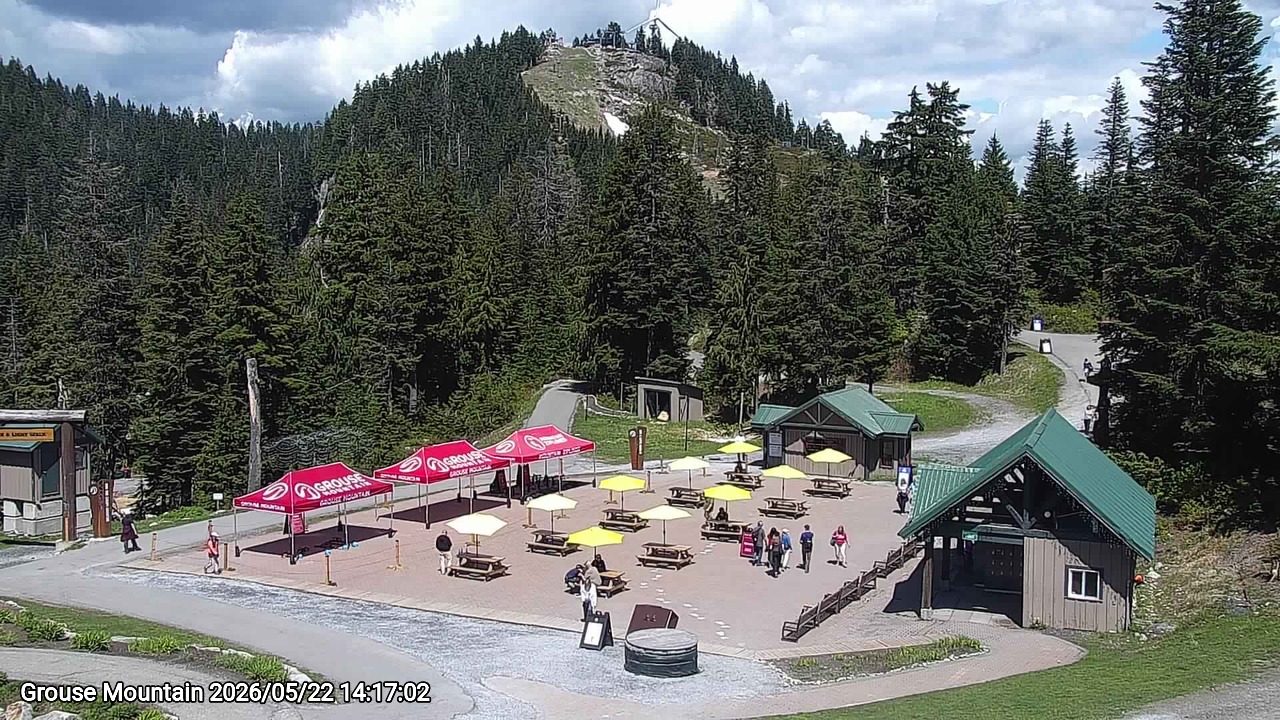 Webcam frame from Grouse Mountain on 2026/05/22