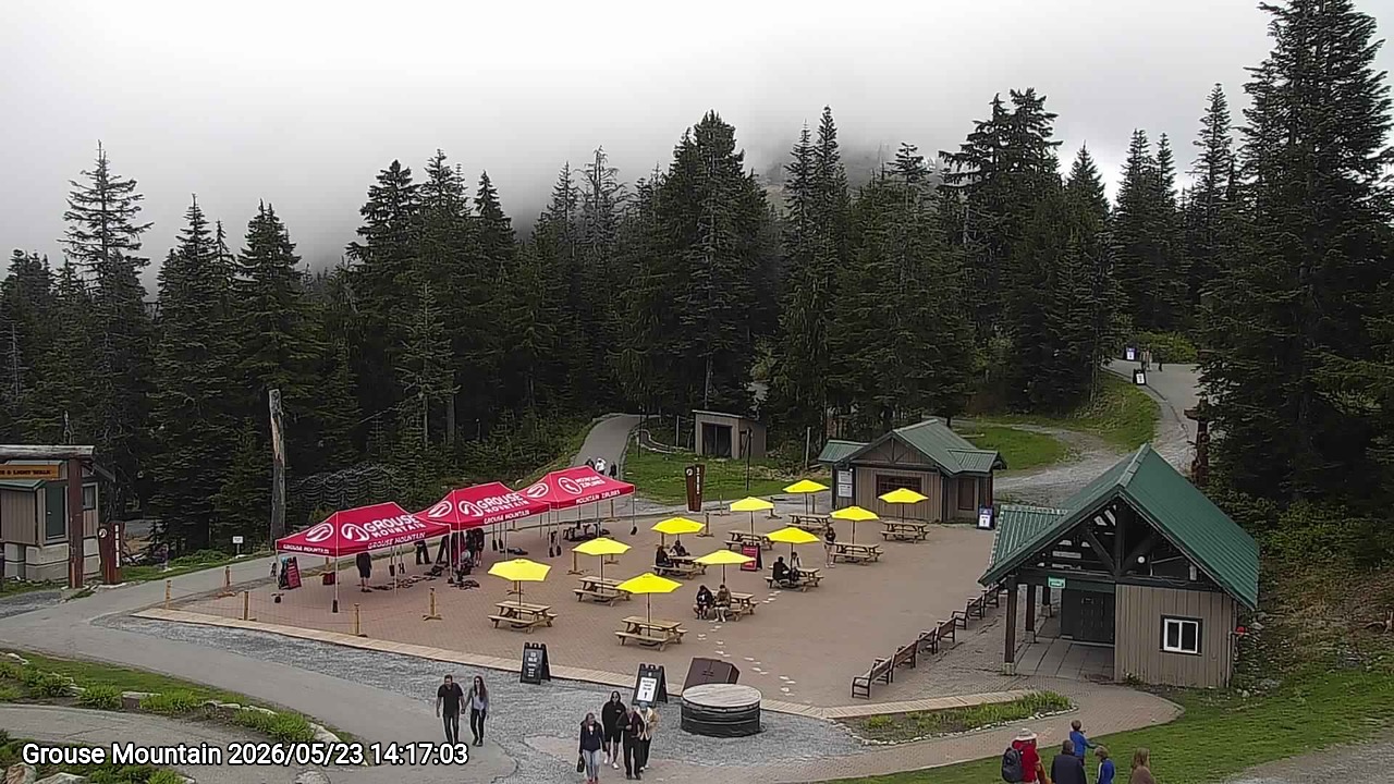 Webcam frame from Grouse Mountain on 2026/05/23