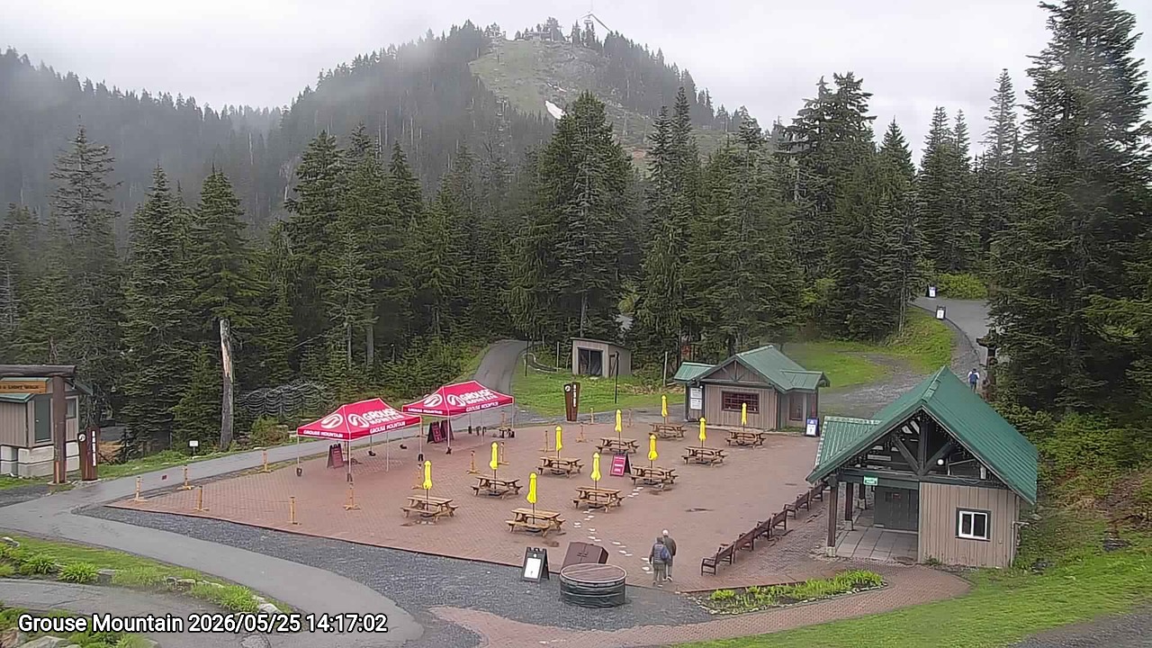 Webcam frame from Grouse Mountain on 2026/05/25