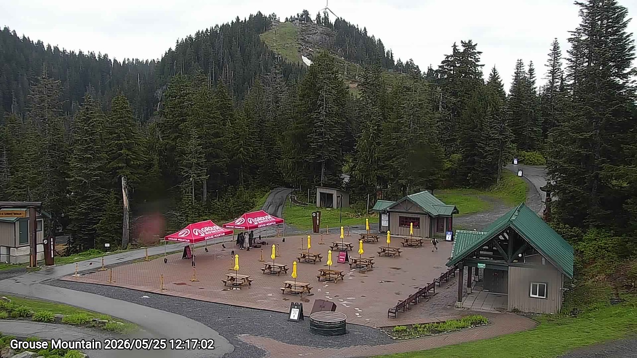 Webcam frame from Grouse Mountain at 2026/05/25 12:00