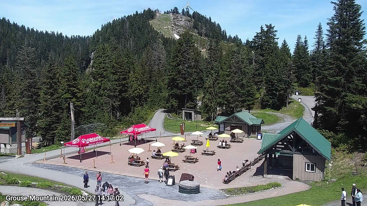 Webcam frame from Grouse Mountain on 2026/05/27