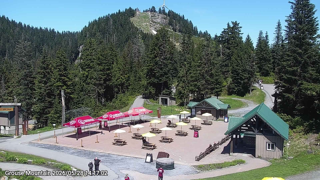 Webcam frame from Grouse Mountain on 2026/05/28