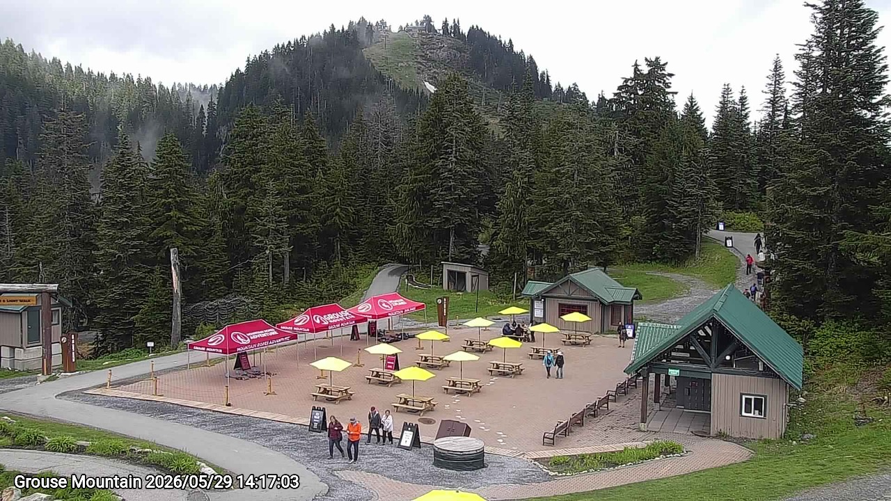 Webcam frame from Grouse Mountain on 2026/05/29