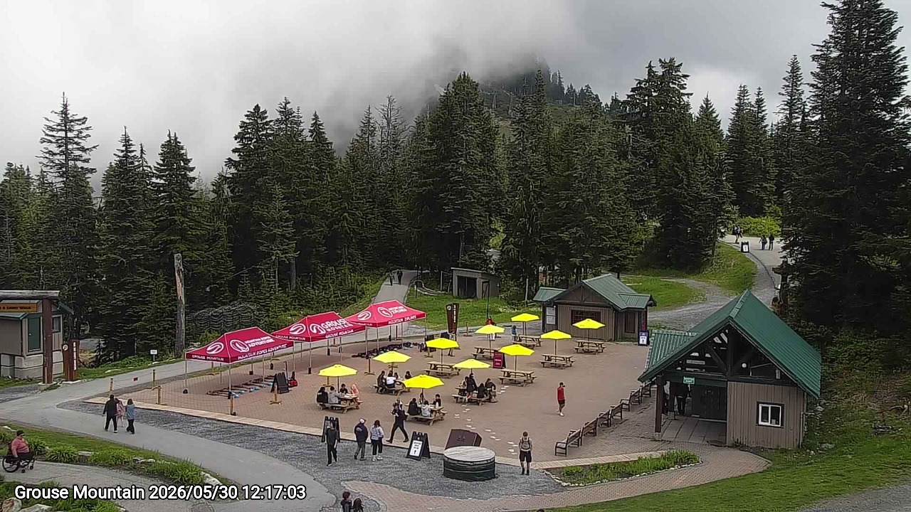Webcam frame from Grouse Mountain at 2026/05/30 12:00