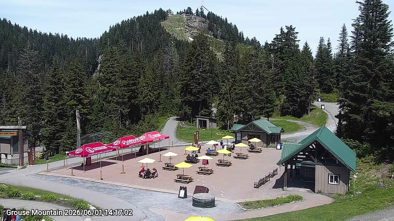 Webcam frame from Grouse Mountain on 2026/06/01