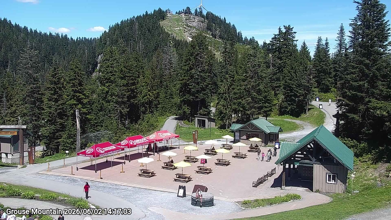 Webcam frame from Grouse Mountain on 2026/06/02