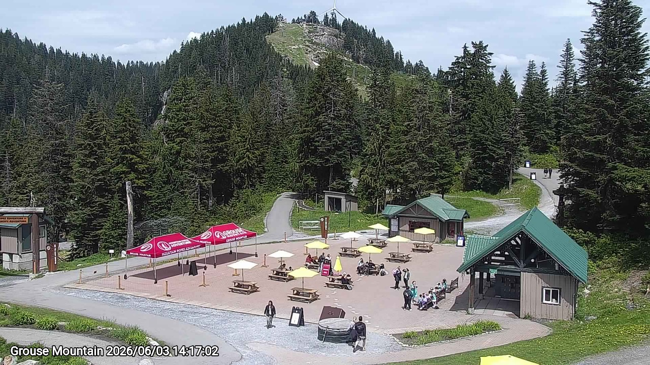 Webcam frame from Grouse Mountain on 2026/06/03