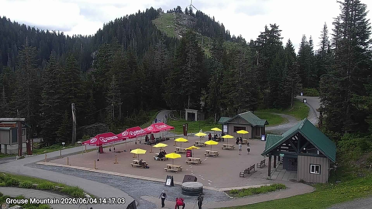 Webcam frame from Grouse Mountain on 2026/06/04