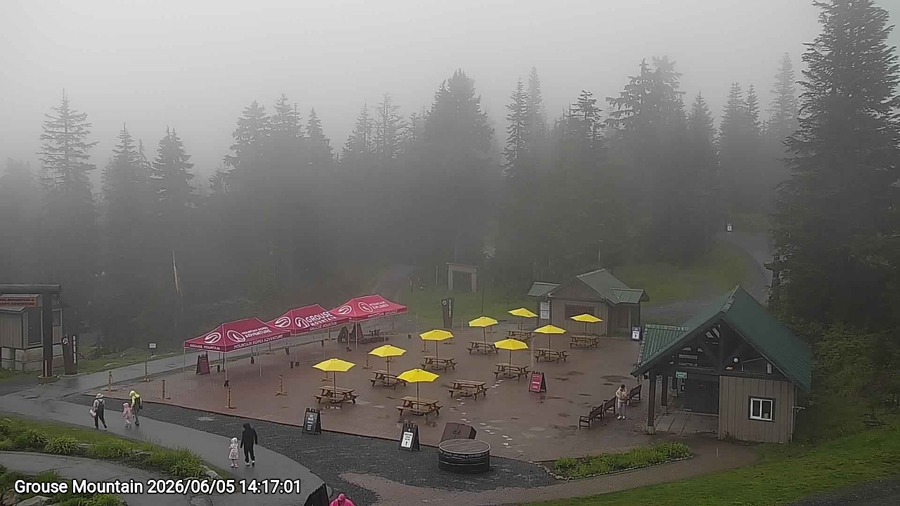 Webcam frame from Grouse Mountain on 2026/06/05