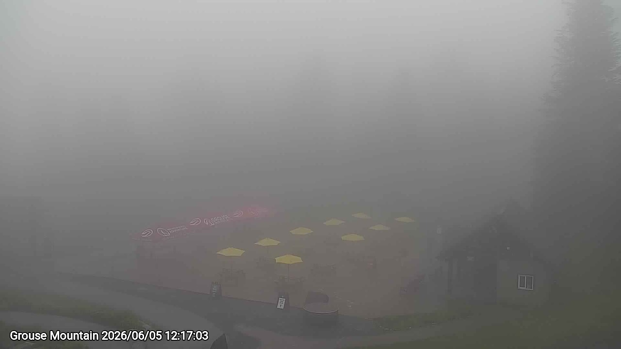 Webcam frame from Grouse Mountain at 2026/06/05 12:00
