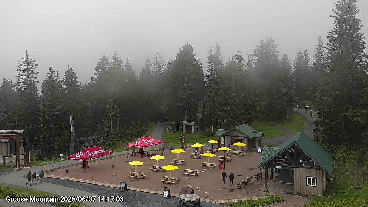 Webcam frame from Grouse Mountain on 2026/06/07