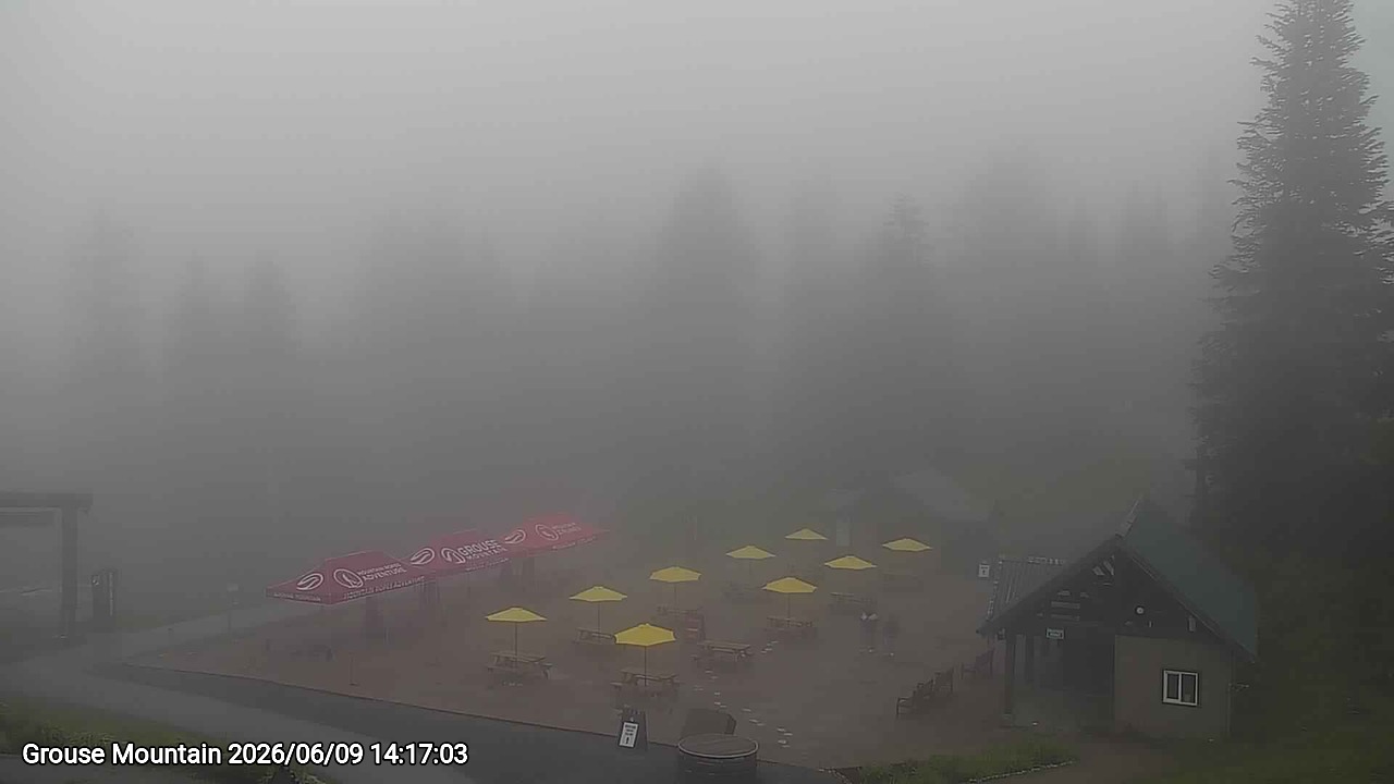Webcam frame from Grouse Mountain on 2026/06/09