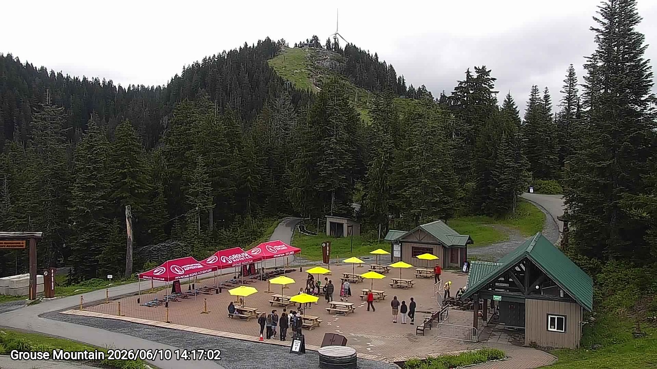 Webcam frame from Grouse Mountain on 2026/06/10