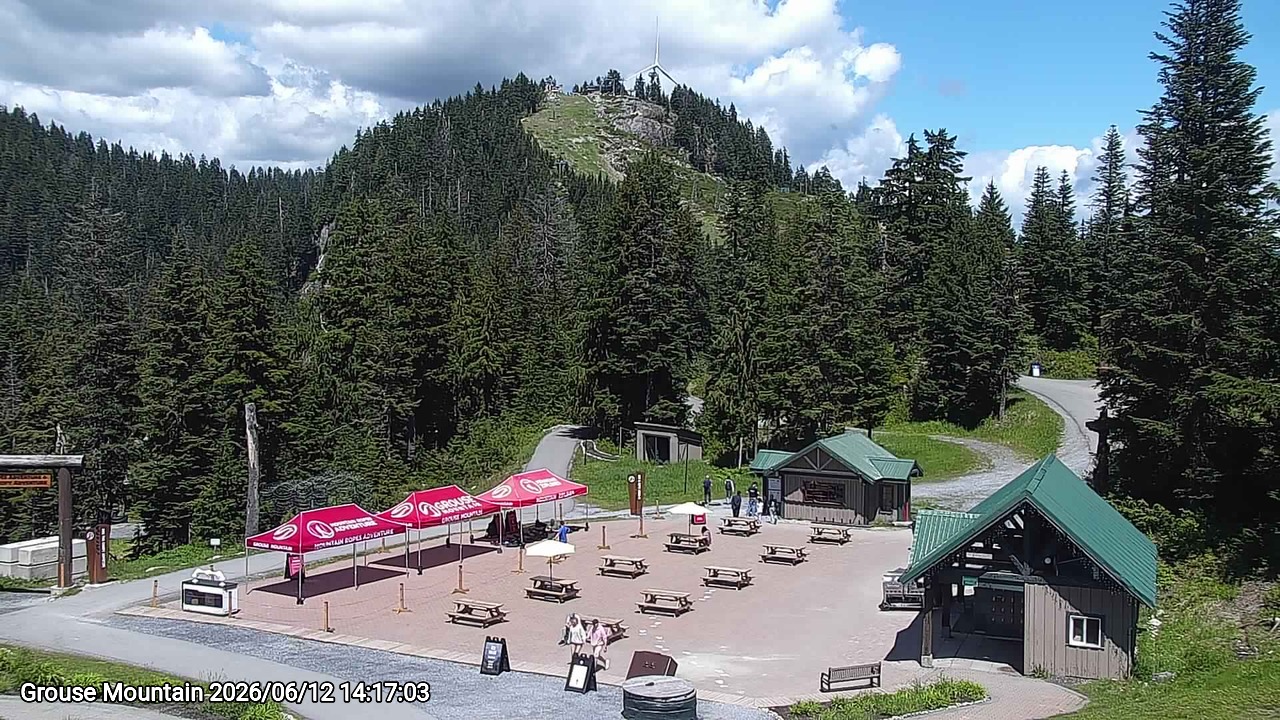 Webcam frame from Grouse Mountain on 2026/06/12