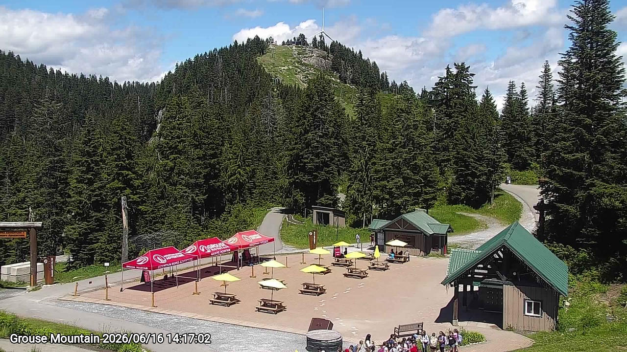 Webcam frame from Grouse Mountain on 2026/06/16