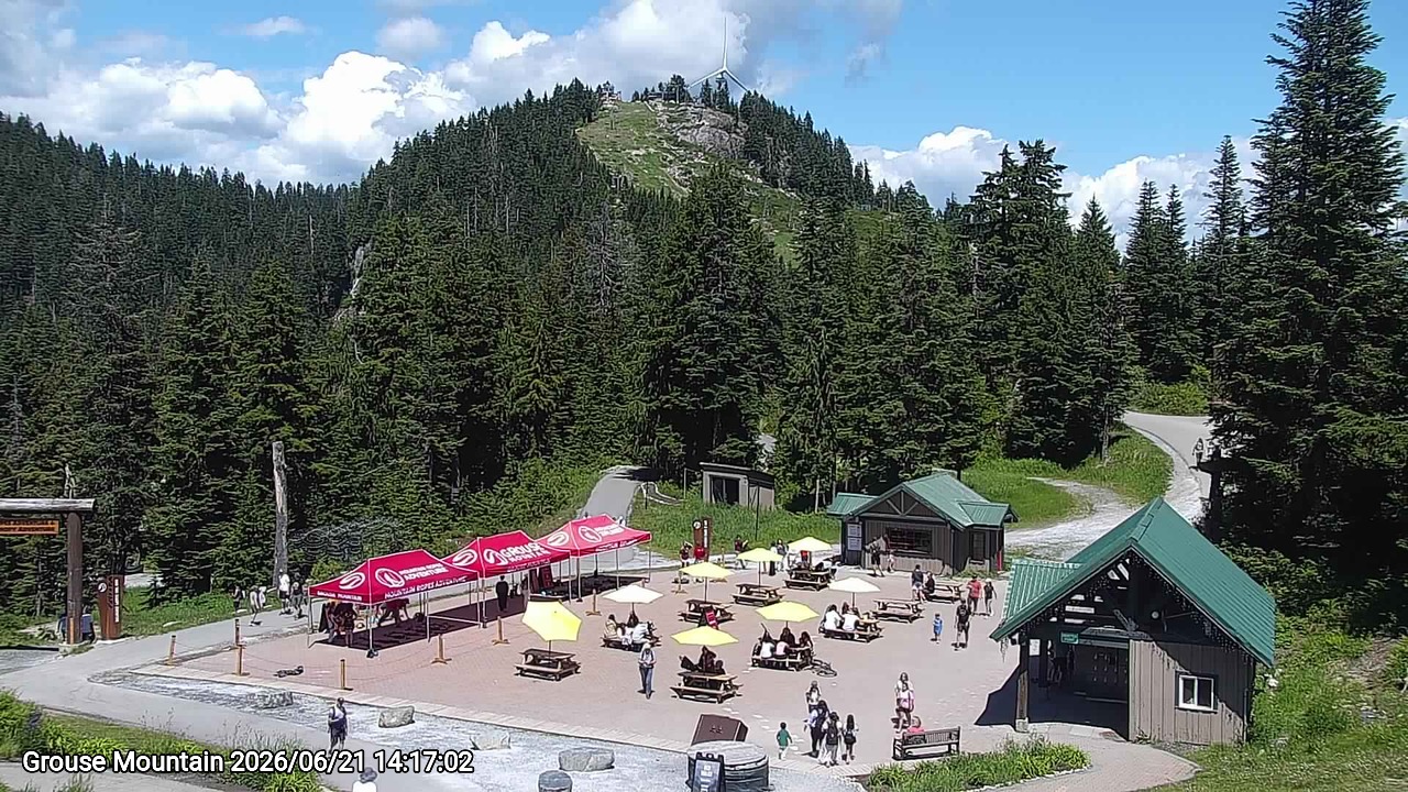 Webcam frame from Grouse Mountain on 2026/06/21