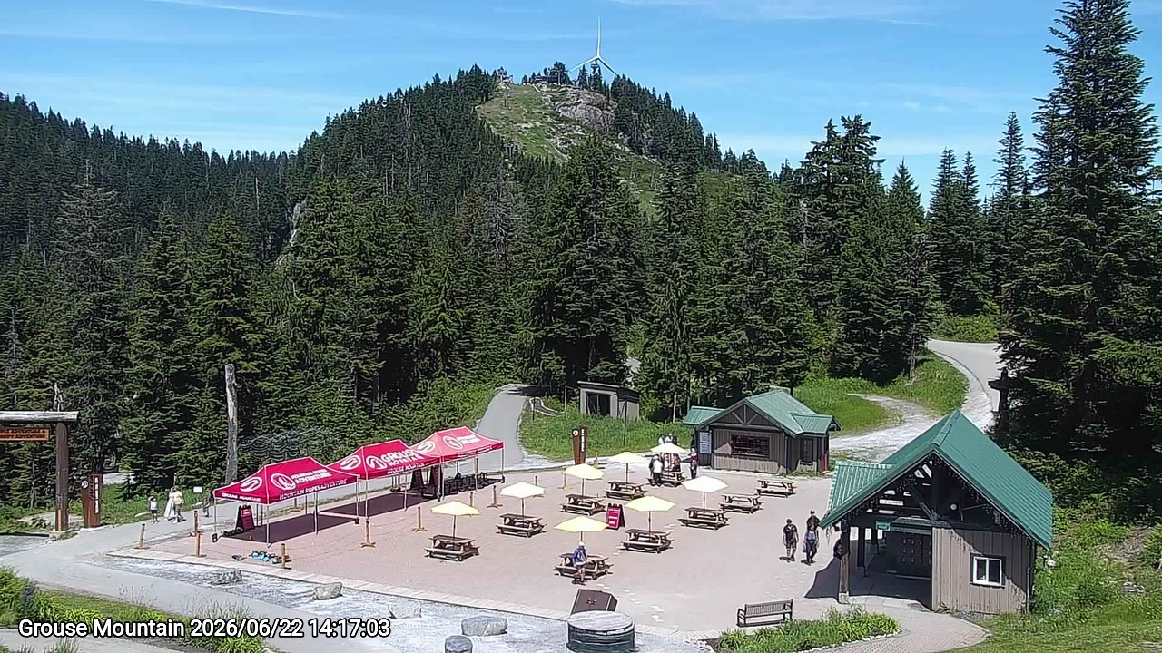 Webcam frame from Grouse Mountain on 2026/06/22
