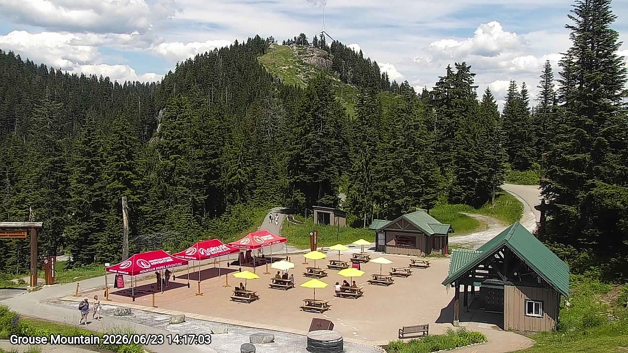 Webcam frame from Grouse Mountain on 2026/06/23