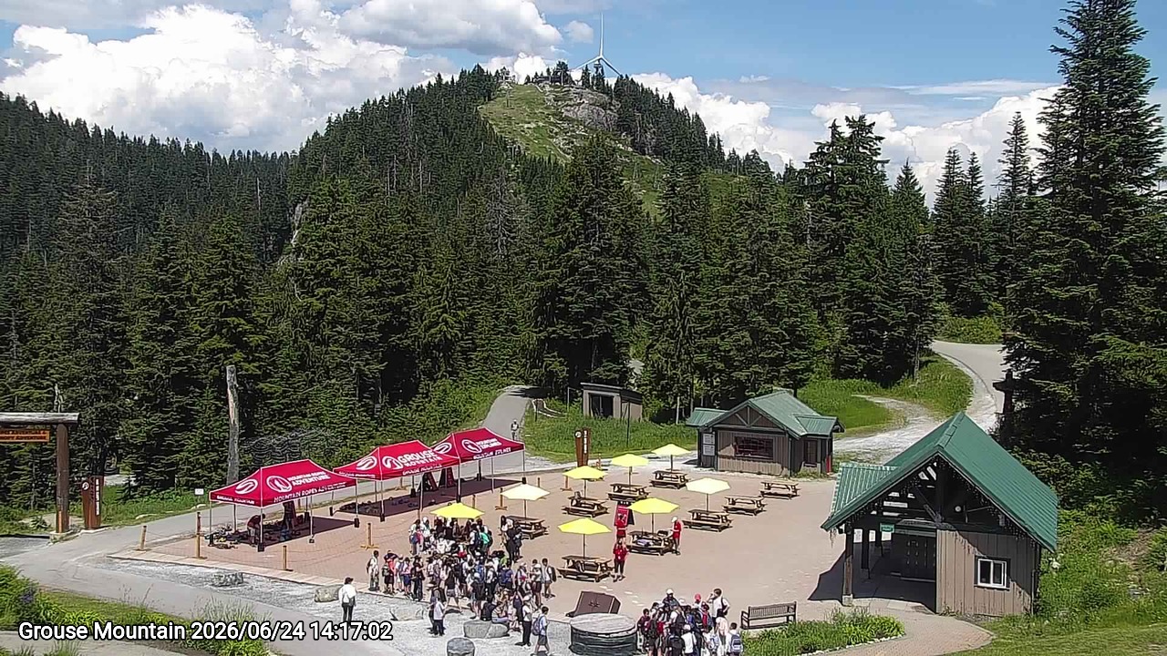 Webcam frame from Grouse Mountain on 2026/06/24