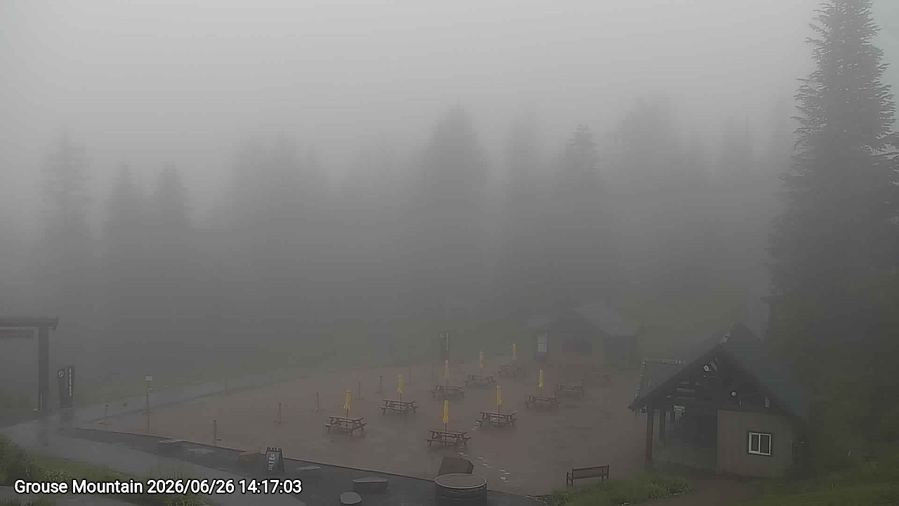 Webcam frame from Grouse Mountain on 2026/06/26