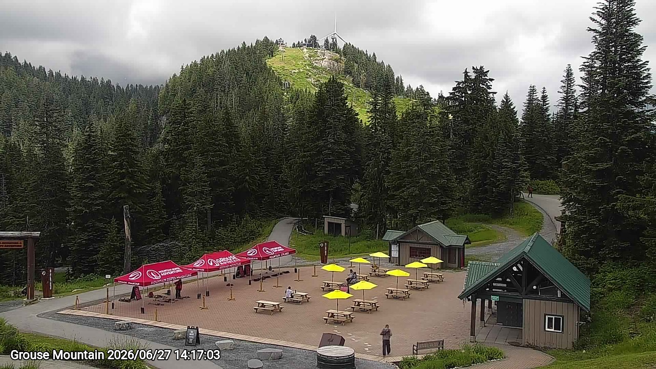 Webcam frame from Grouse Mountain on 2026/06/27