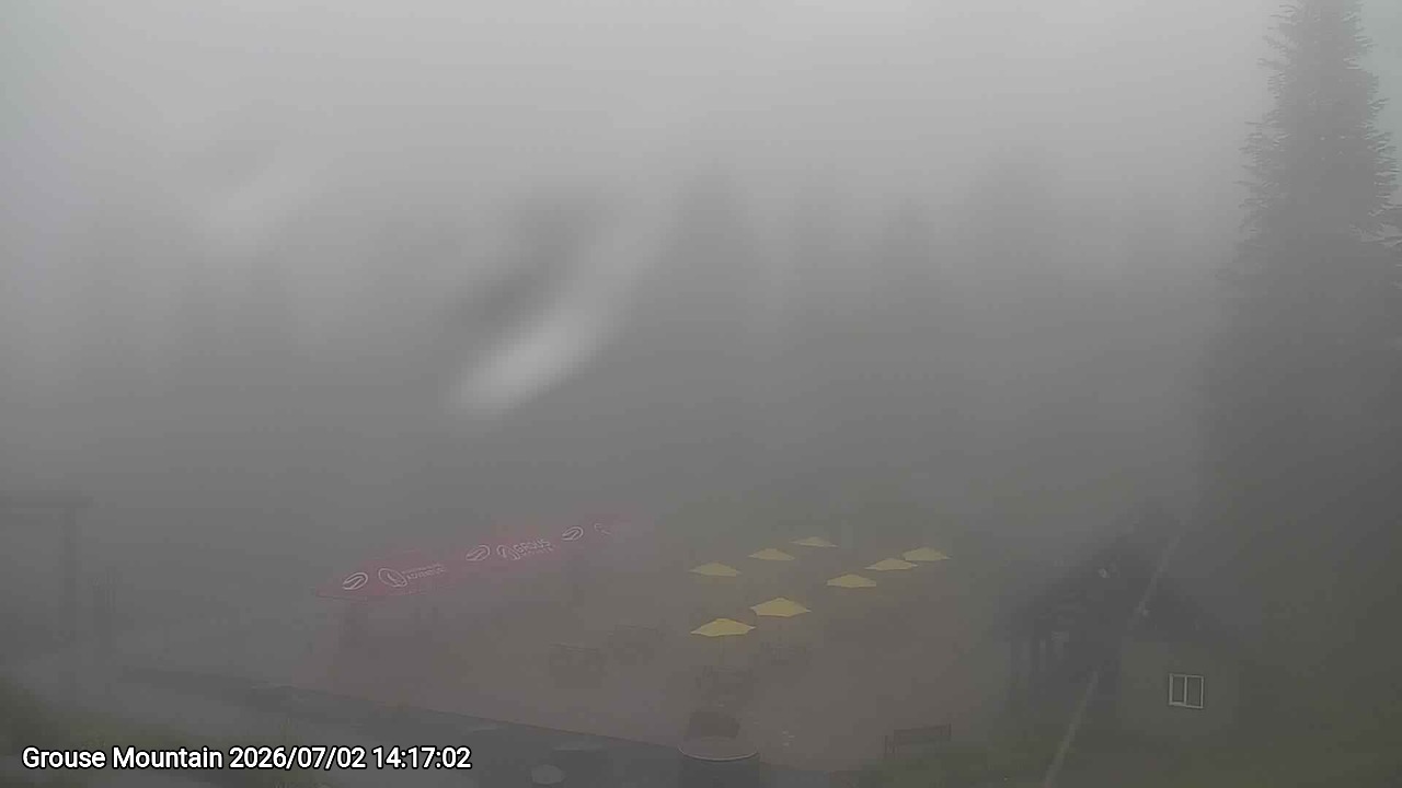 Webcam frame from Grouse Mountain on 2026/07/02