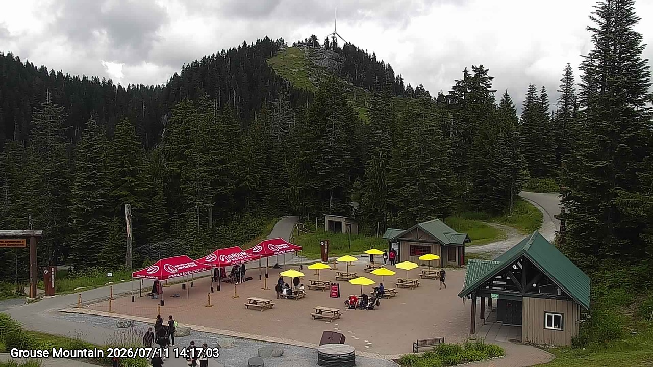 Webcam frame from Grouse Mountain on 2026/07/11