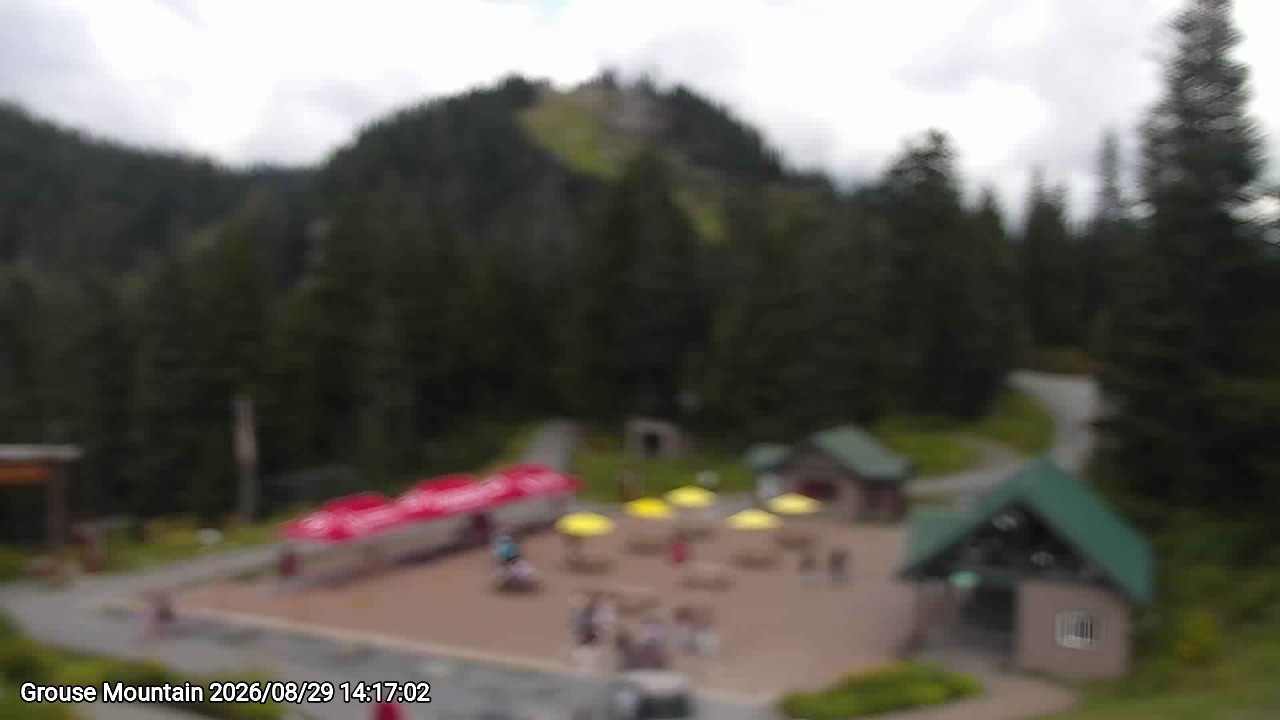 Webcam frame from Grouse Mountain on 2026/08/29