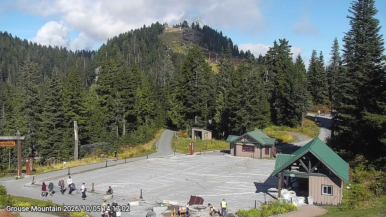 Webcam frame from Grouse Mountain on 2026/10/05