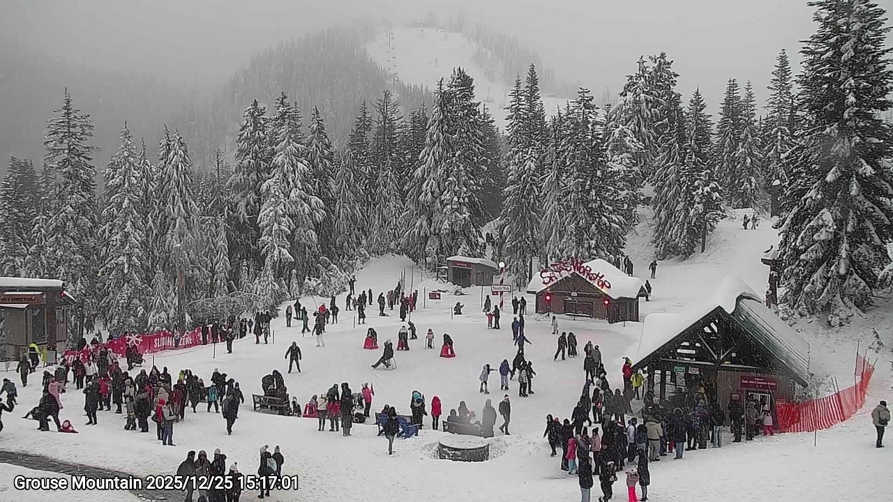 Latest webcam frame from Grouse Mountain