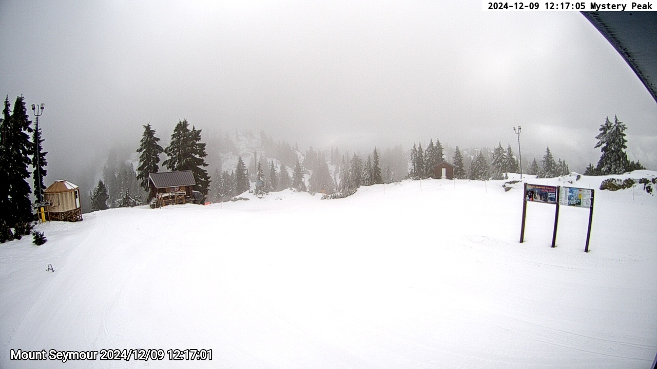 Webcam frame from Mount Seymour at 2024/12/09 12:00