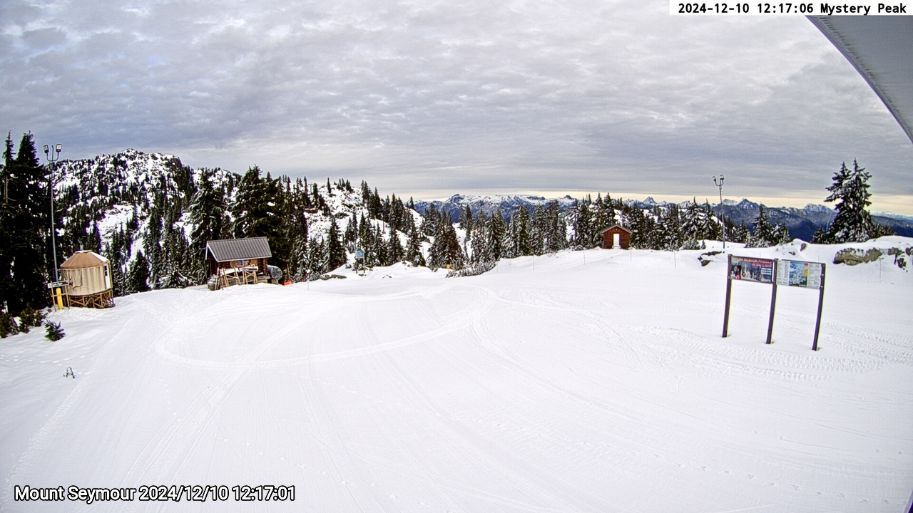 Webcam frame from Mount Seymour at 2024/12/10 12:00