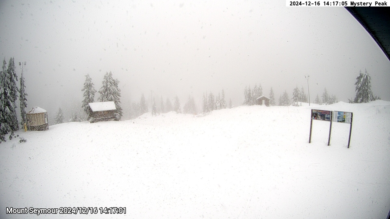 Webcam frame from Mount Seymour on 2024/12/16