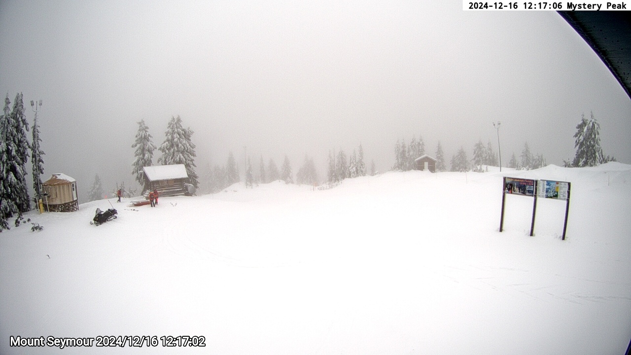 Webcam frame from Mount Seymour at 2024/12/16 12:00