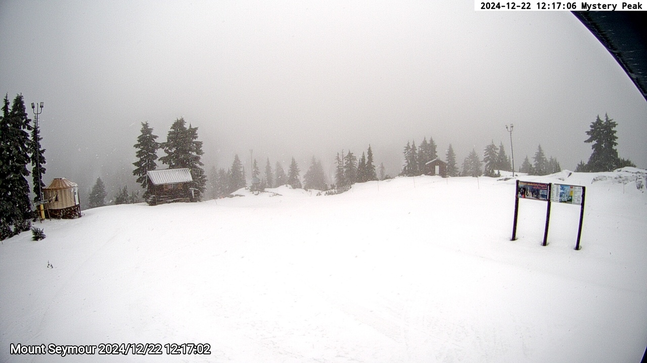 Webcam frame from Mount Seymour at 2024/12/22 12:00