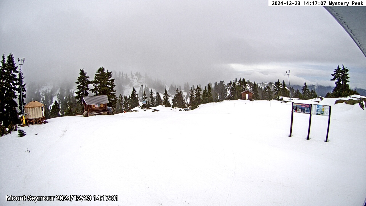 Webcam frame from Mount Seymour on 2024/12/23