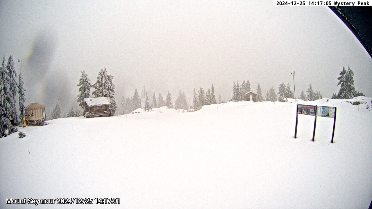 Webcam frame from Mount Seymour on 2024/12/25