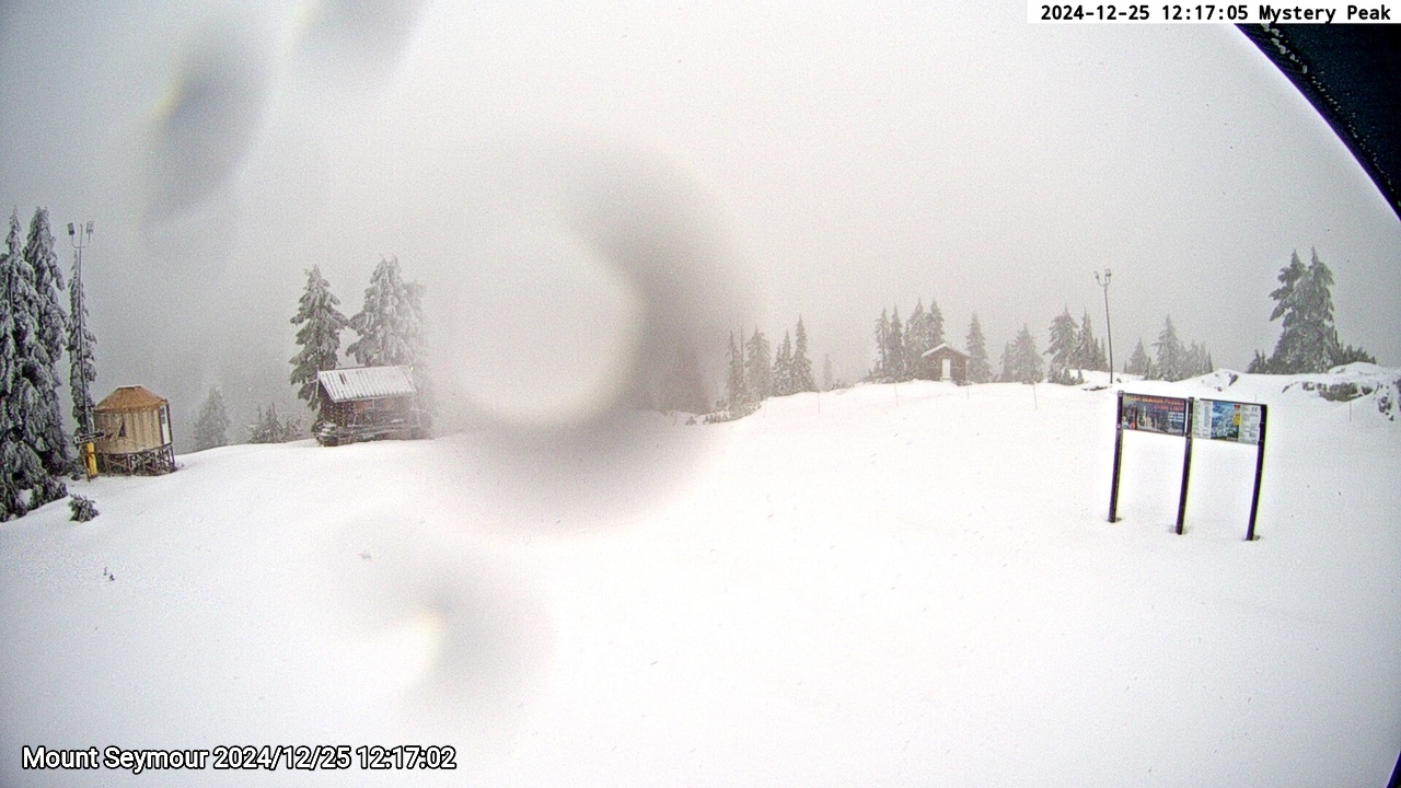 Webcam frame from Mount Seymour at 2024/12/25 12:00