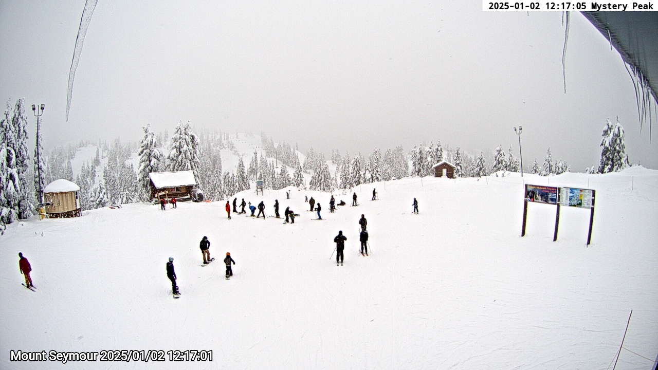 Webcam frame from Mount Seymour at 2025/01/02 12:00