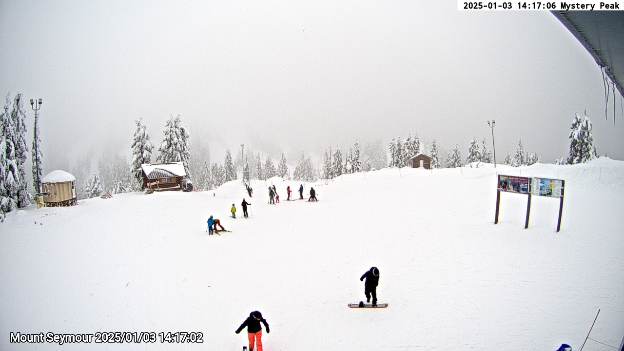 Webcam frame from Mount Seymour on 2025/01/03