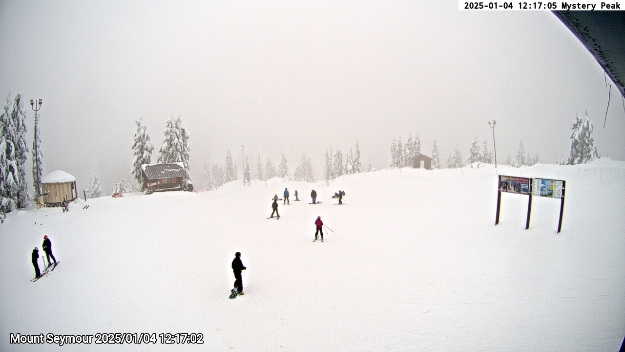 Webcam frame from Mount Seymour at 2025/01/04 12:00